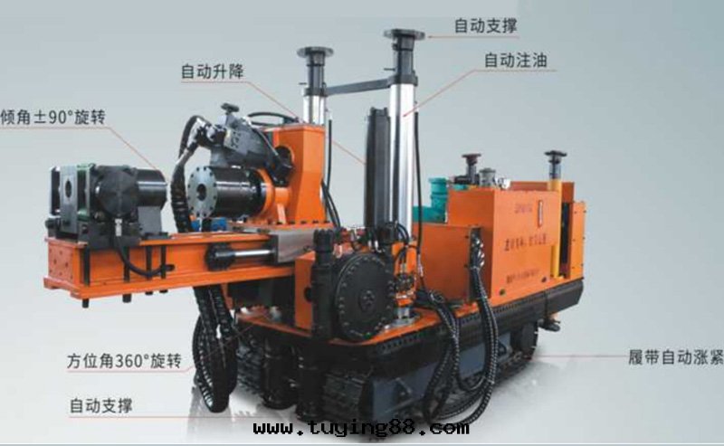 ZDY-SWL系(xì)列煤(méi)礦用(yòng)履带(dài)式全(quán)液压坑道(dào)鑽(zuàn)機(jī)